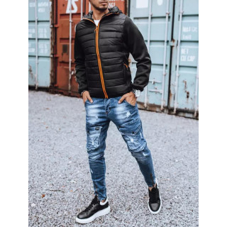 Steppelt, férfi kabát, fekete színben, őszre