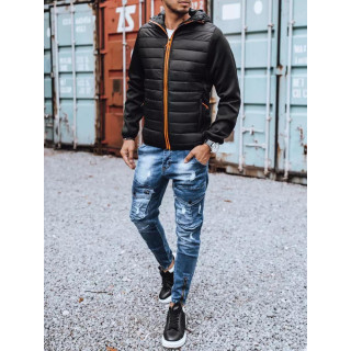 Steppelt, férfi kabát, fekete színben, őszre