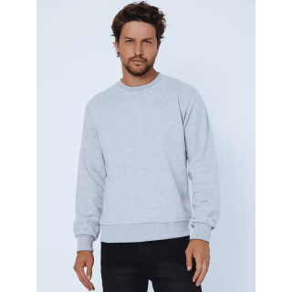 Szürke színű  pulóver kapucni nélkül