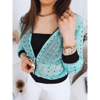 Kék hálós bomber dzseki hölgyeknek