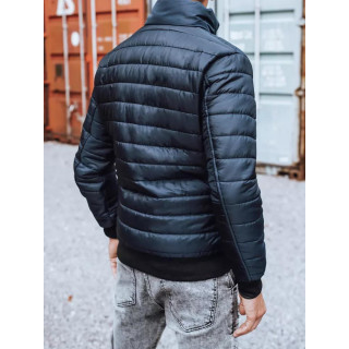 Steppelt férfi kabát, sötétkék színben