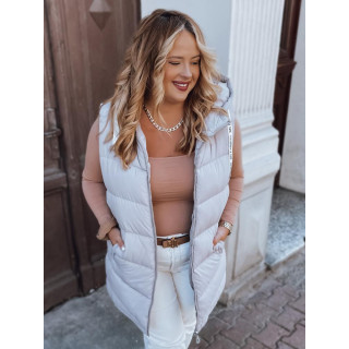 Hosszabb női mellény, lila színben