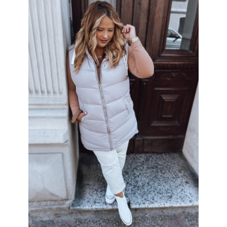 Hosszabb női mellény, lila színben