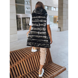 Steppelt női mellény, fekete színben