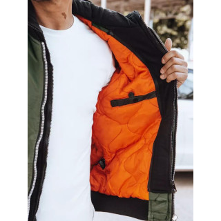 Átmeneti, férfi kabát, zöld színben