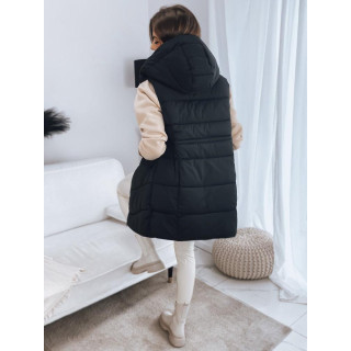 Steppelt női fekete mellény