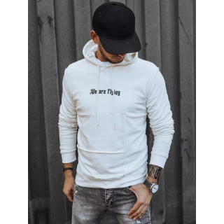 Fehér színű, férfi pulóver, felirattal