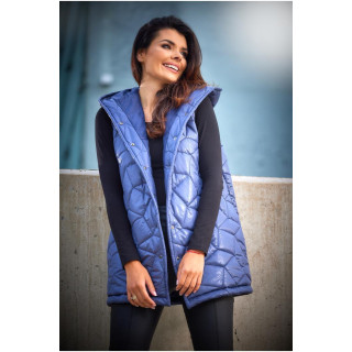 Steppelt női mellény, kék színben