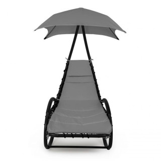 Szürke hintaszék, napellenzővel