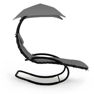 Szürke hintaszék, napellenzővel