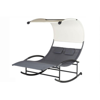 Dupla nyugágy, napellenzővel