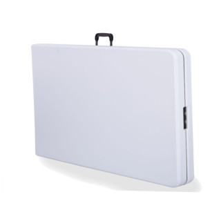 Kerti, összecsukható asztal, fehér színben