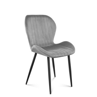 Mark Adler velúr szék, szürke színben