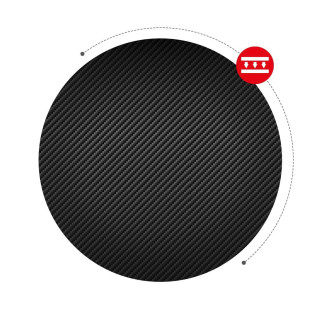 Sarok Huzaro játékasztal, fekete színben