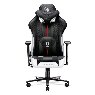 DIABLO KING játékszék, fehér-fekete színben