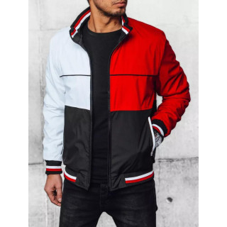 Férfi átmeneti kabát, színes dizájnnal