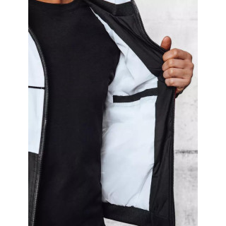 Férfi átmeneti kabát, színes dizájnnal