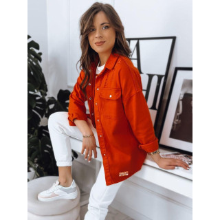 Női, narancssárga oversize kabát
