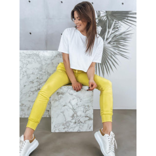 Sárga, női melegítőnadrág