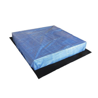 Zárható gyerek homokozó padokkal - 140x140 cm