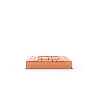 Zárható gyerek homokozó padokkal - 140x140 cm