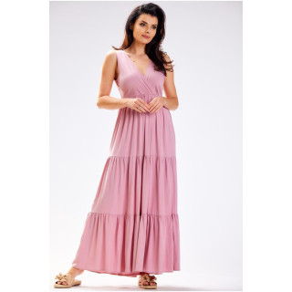 Fekete, hosszú, bő nyári ruha