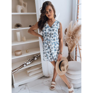 Virágos, fehér színű női ruha