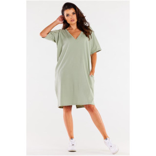 Oversize menta ruha, V alakú nyakkivágással