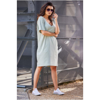 Oversize menta ruha, V alakú nyakkivágással