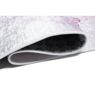 Rózsaszín gyerekszőnyeg, balerinával