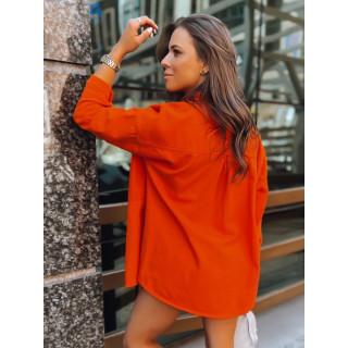 Női ingkabát, narancssárga színben