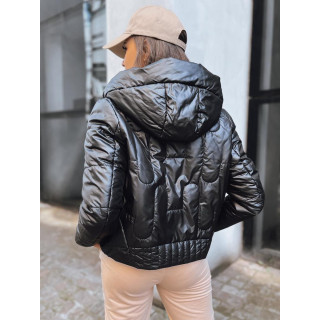 Fekete színű, sportos kabát