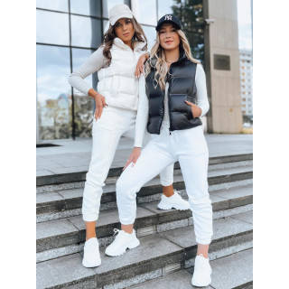 Steppelt női mellény, fekete színben