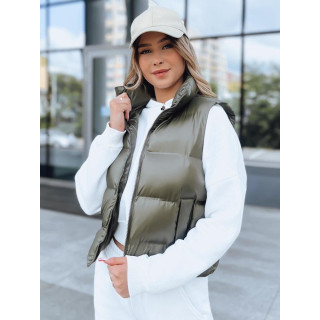 Steppelt női mellény, zöld színben