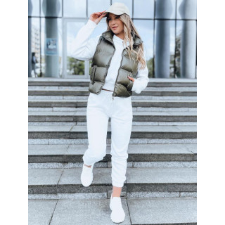 Steppelt női mellény, zöld színben