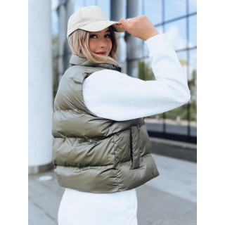 Steppelt női mellény, zöld színben