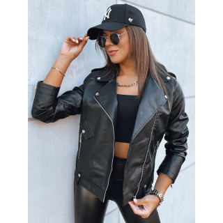 Női, bőr oversize kabát