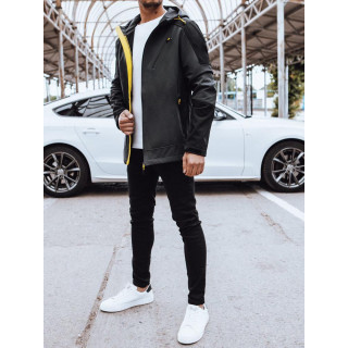 Softshell kabát, kapucnival, sötétszürke színben