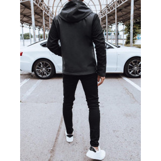 Szürke színű, softshell kabát, férfiaknak