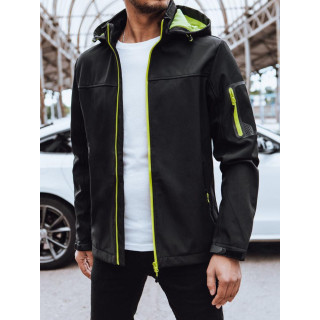 Férfi softshell kabát, fekete színben