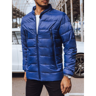 Kék színű, átmeneti férfi kabát