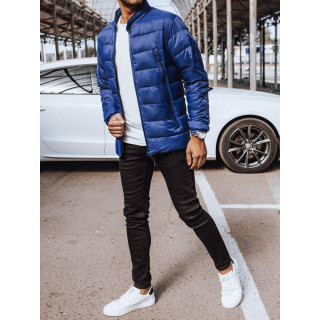 Kék színű, átmeneti férfi kabát