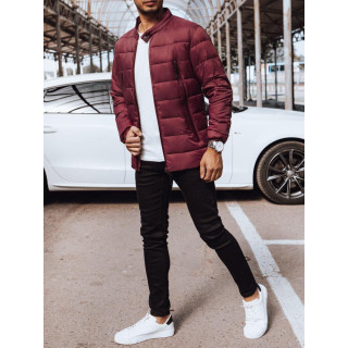 Bordó színű, átmeneti férfi kabát