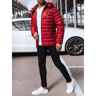 Steppelt, piros színű, férfi kabát