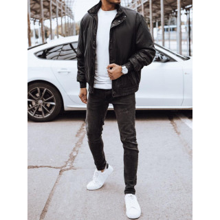 Férfi kabát őszre, fekete színben