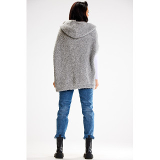 Szürke színű, női pulóver mellény