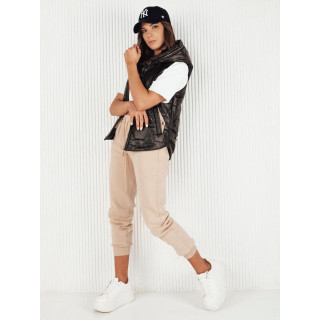 Steppelt női fekete mellény