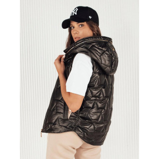 Steppelt női fekete mellény