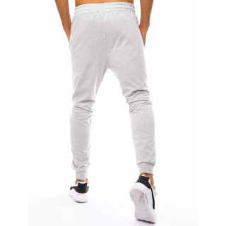 Kényelmes, férfi melegítőnadrág, világosszürke színben