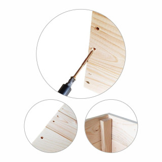 Kerti fa ágyás - 120x80x27cm